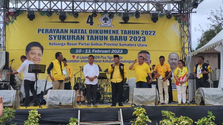 Dr. RE Nainggolan, MM Tegaskan Program Partai Golkar Harus Merakyat dan Menang di Simalungun Pemilu 2024