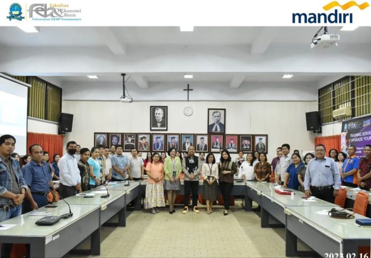 FEB UHN Medan Laksanakan Pelatihan Pengembangan Softskill Tendik Kerjasama Bank Mandiri Cabang Iskandar Medan