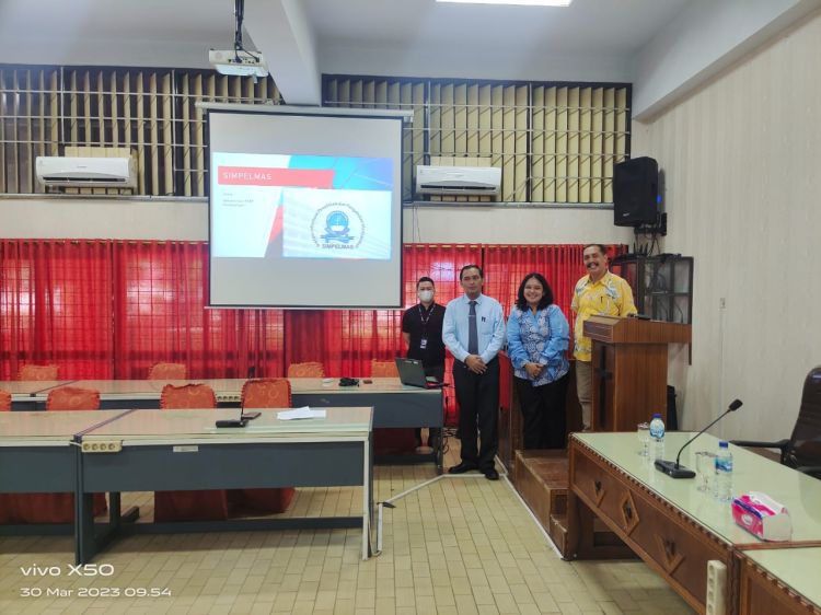 WR I UHN Medan Dr. Richard Napitupulu, ST, MT Harapkan SIMPELMAS UHN  Medan Dorong Otomatisasi Penelitian dan Pengabdian Masyarakat Konek ke Data SINTA