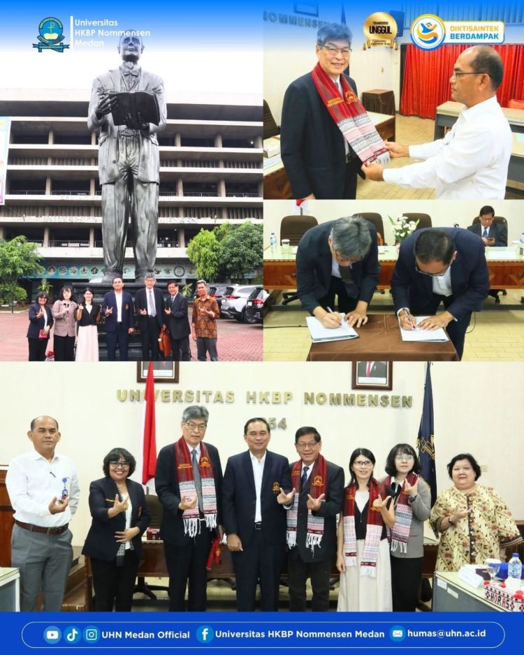 Dorong dan Dukung Penguatan Program Pertukaran Mahasiswa,  UHN Medan Upgrade MoU dan MoA dengan Chang Jung Christian University Taiwan