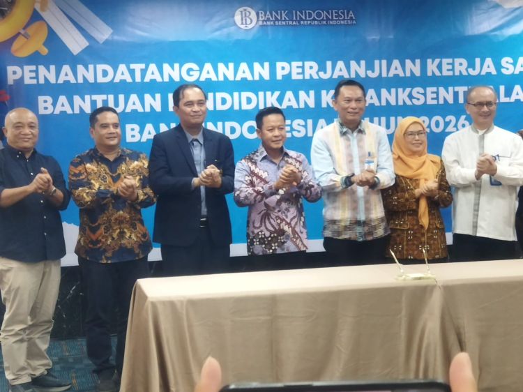 Ikut Program Bantuan Pendidikan Kebanksentralan BI 2026, Rektor UHN Medan Apresiasi Perwakilan BI Sumut