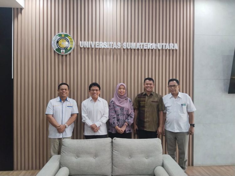 Jajaki Pembukaan  S3 Manajemen, Prof. Pantas H Silaban Pimpin Team UHN Medan Studi banding ke USU