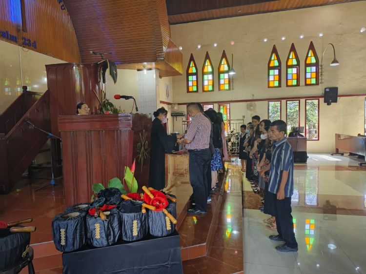 Perayaan Jumat Agung di HKBP Ampera Medan Berjalan Hikmad