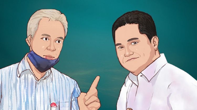 Duet Ganjar-Erick Makin Mengkristal