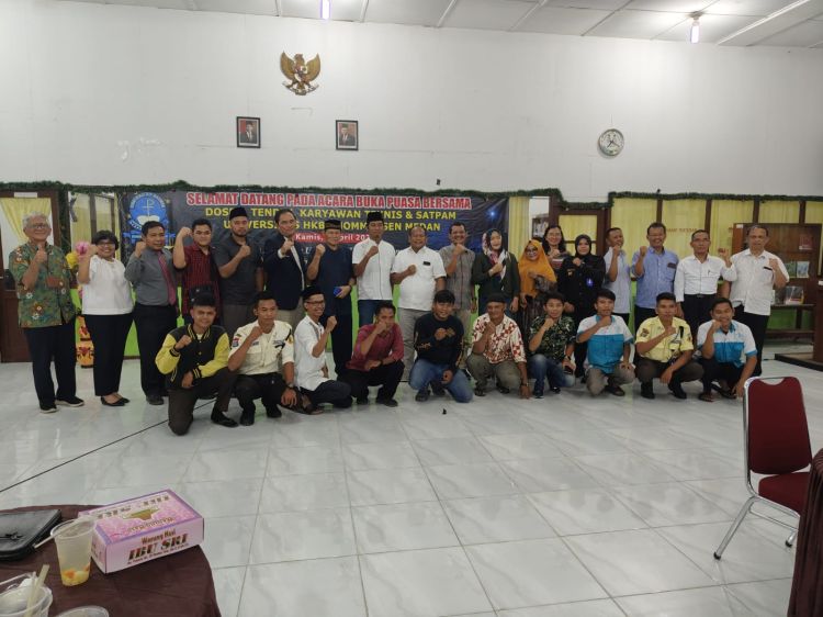 Tunjukkan Peduli Kebhinnekaan dan Sangat Toleran, UHN Medan Buka Puasa Bersama