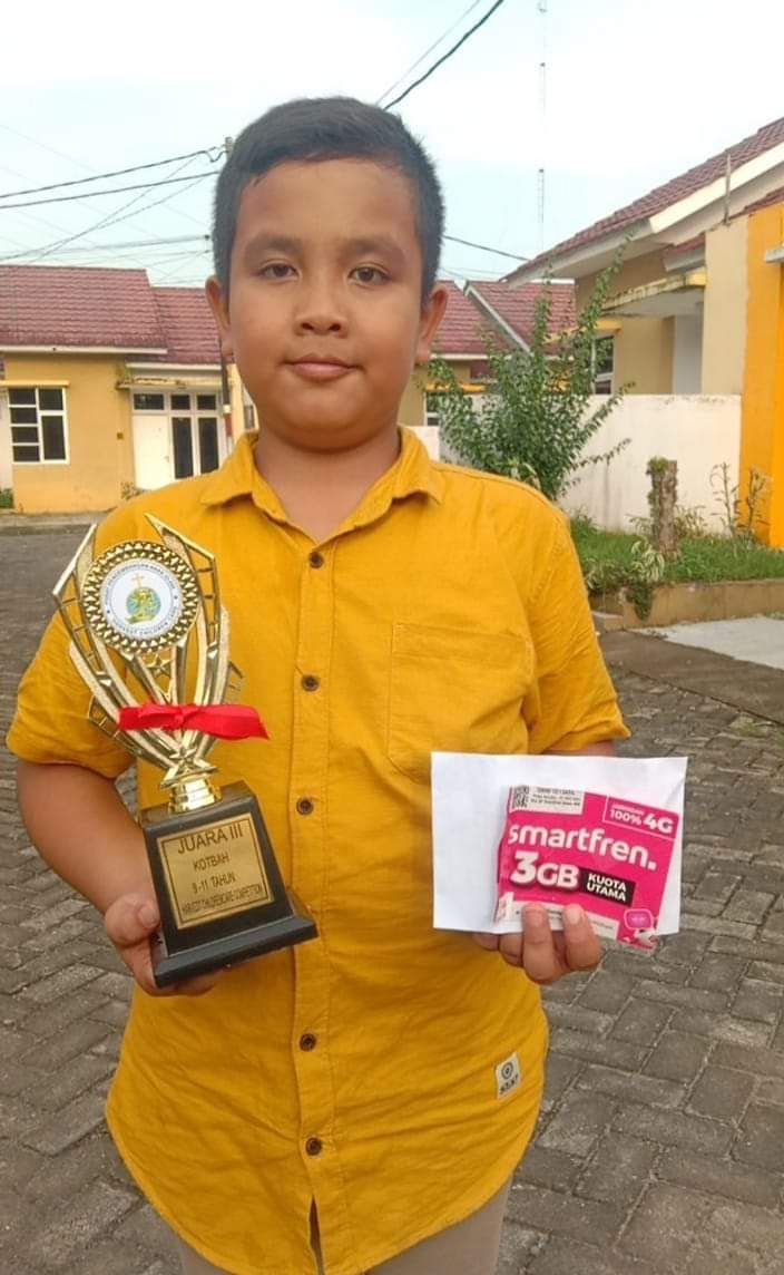 Yeremi Steven Rajagukguk Juara 3 Lomba Pidato Anak