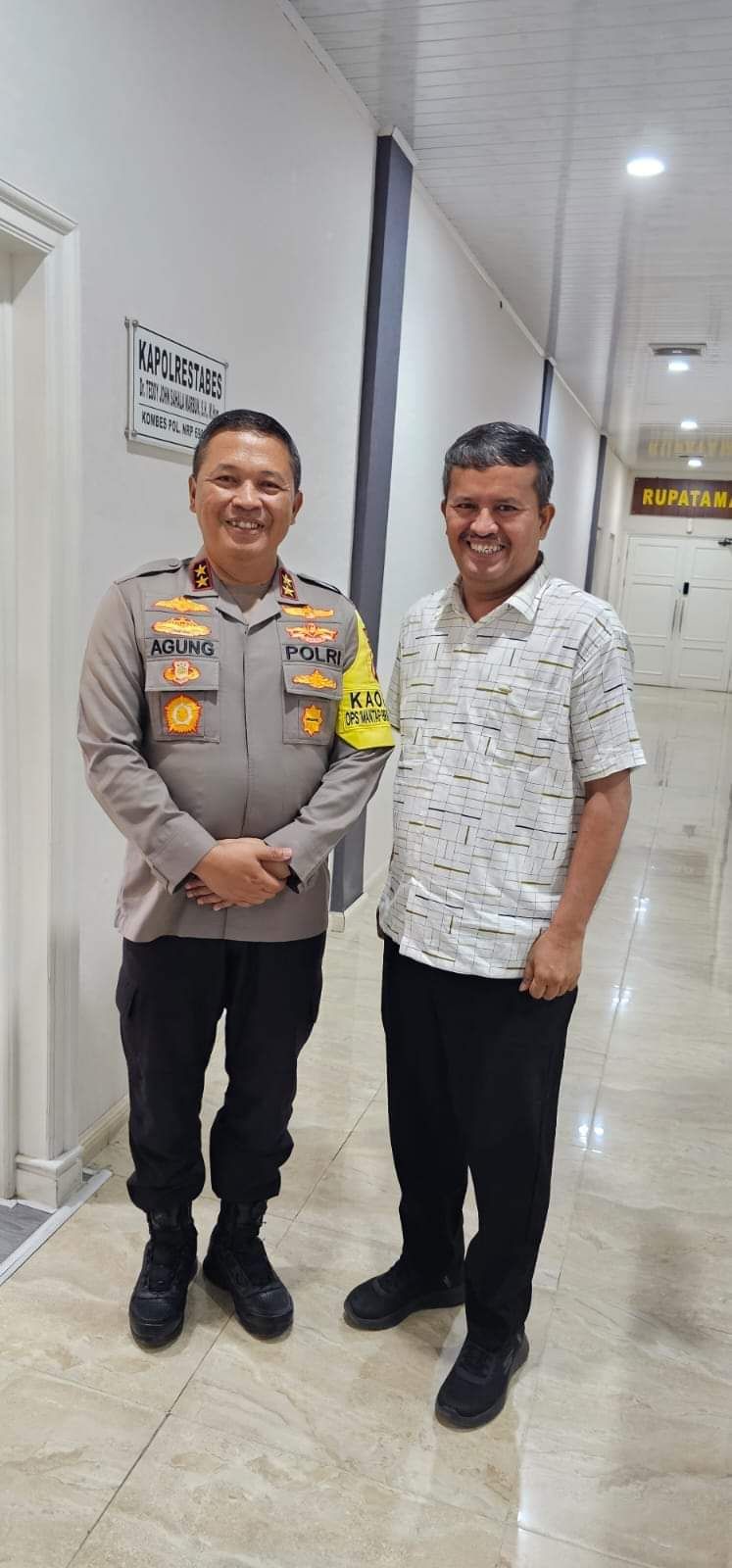 Komitmen Kapolasu Buat Aman dan Nyaman Sumut di Apresiasi Senior GMKI Jadi Pane