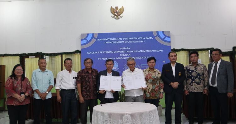 Teken MoU Dengan  PT. Anugerah Agro Sawit Perkasa (AASP), Fakultas Pertanian UHN Medan Bangun Jejaring