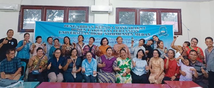 Dosen FP UHN lakukan Pengabdian Pada Masyarakat di HKBP Pulu Brayan Medan