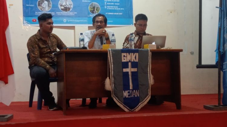 WR III UHN Medan Maringan Panjaitan Tegaskan GMKI  Harus Dorong Kaum Millenial Punya Sosial Kemanusiaan
