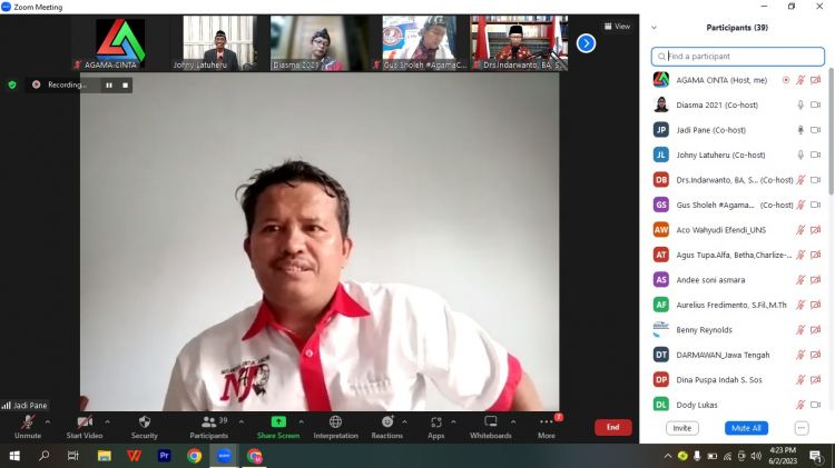 Menguat Dalam Webinar DPP N4J, Perbedaan Pilihan Politik Hal Biasa Tetapi Utamakan Spirit KeIndonesiaan