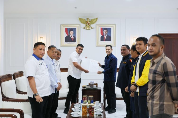 Gubsu Bobby Nasution Terima Pengurus AMPI Sumut