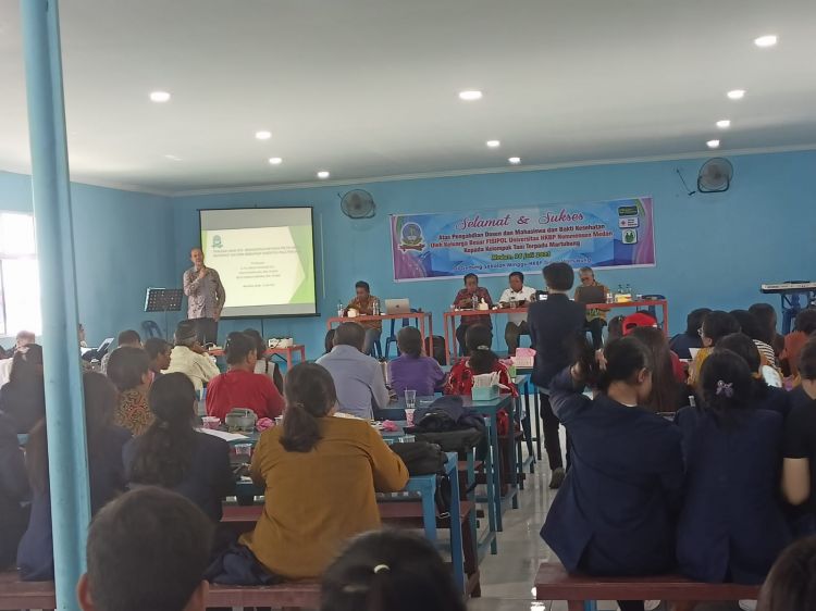 Dr. Marlan Hutahaean, M.Si Ajak Kelompok Tani Terpadu Martubung Berpartisipasi Pada Pemilu 2024