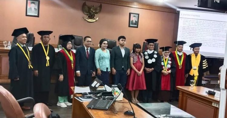 Pertahankan Disertasi Dihadapan Penguji, Dr. Libianko Sianturi, ST, MT Rahi Doktor Ilmu Fisika Dari USU