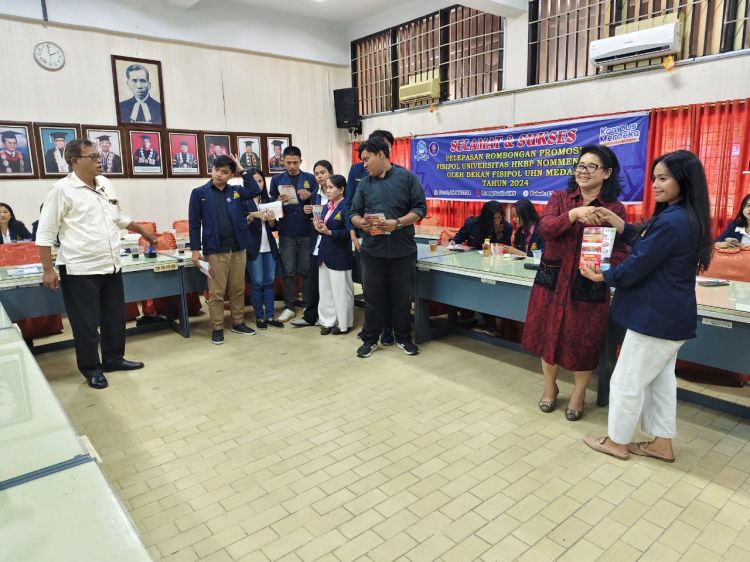 Bangun Kebersamaan,  BEM UHN Fisipol Medan dan Dekanat Brainstorming Kemajuan dan Promosi Berkelanjutan