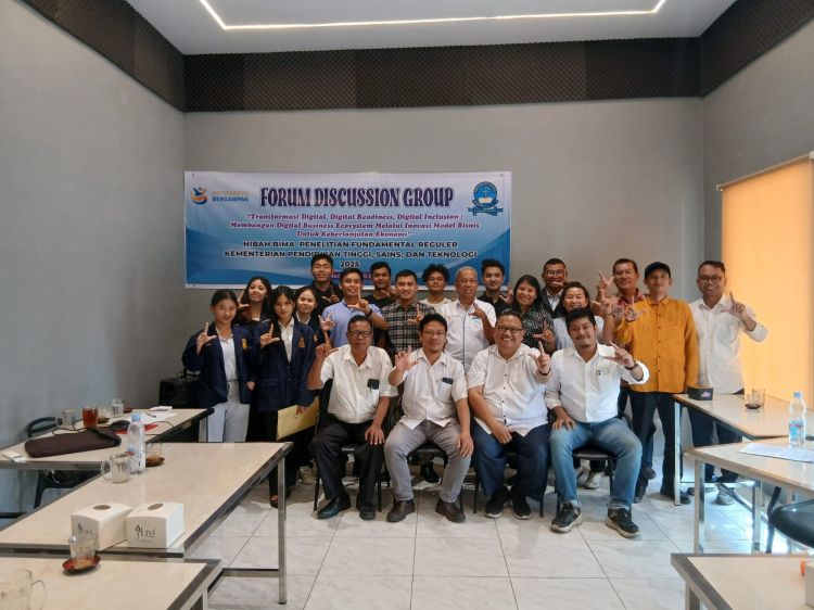 Menguat Dalam FGD, Peneliti Unggulan Dorong Transformasi Digital UMKM Melalui Kolaborasi ILmiah LPPM UHN Medan