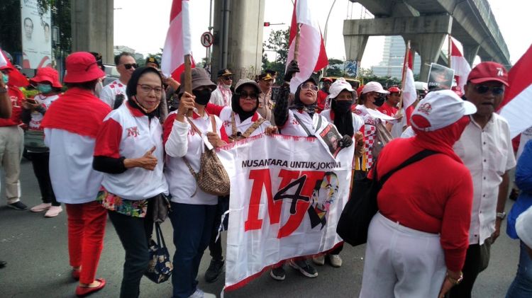 N4J DKI Jakarta Ikut Aksi Damai ke Mabes Polri, Desak Rocky Gerung Ditangkap