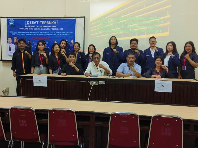 Debat Calon Ketua BEM Fisipol UHN Medan Produksi Isu-Isu Cerdas