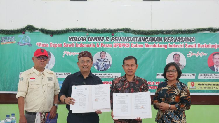 Dekan Fakultas Pertanian Nommensen Medan Teken Kerjasama Dengan DPP APKASINDO