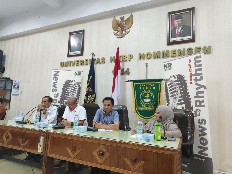 Diskusi Parlemen Goes To Campus,  Pakar Hukum HTN UHN Dr. Janpatar Simamora Tegaskan Demokrasi Harus Taat Hukum dan Beretika