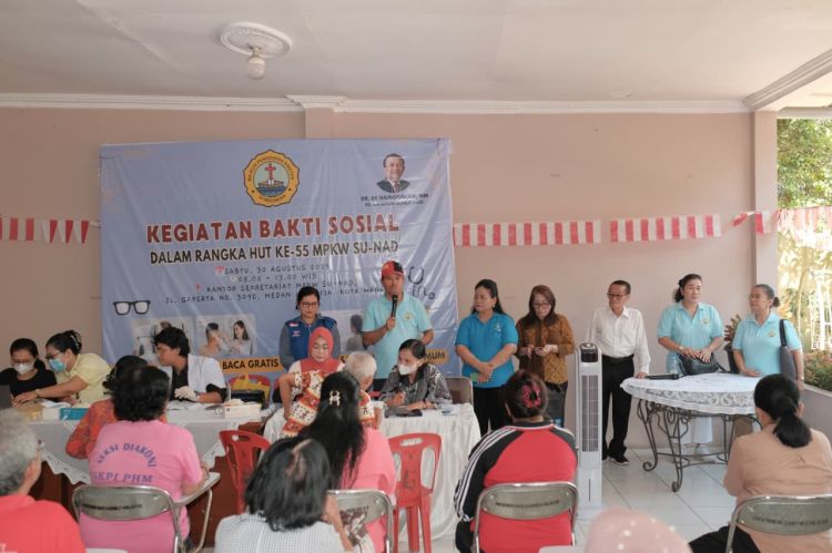 MPKW Sumut-NAD Gelar Bakti Sosial Kesehatan Sambut HUT ke-55