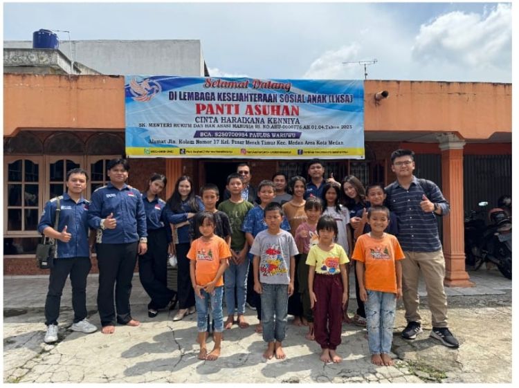 FAKULTAS KEDOKTERAN NOMMENSEN BERBAGI SUKACITA MENYAMBUT HUT KEMERDEKAAN RI KE-80