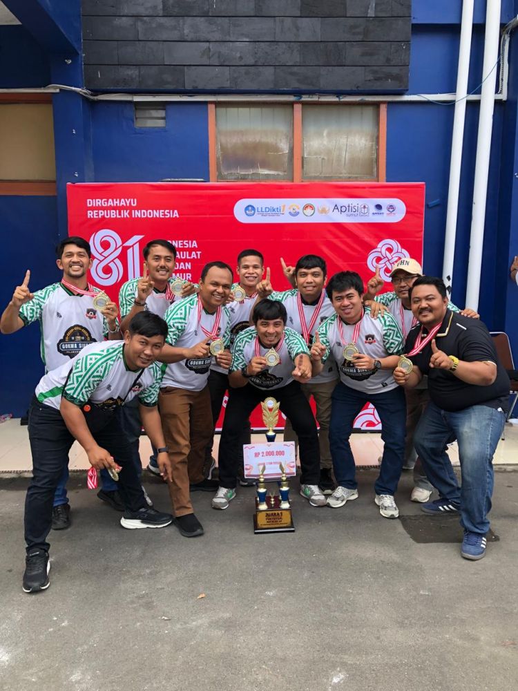 Tampil Juara 1 di  Pertandingan Futsal LLDIKTI Sumut, Rektor UHN Medan Berikan Apresiasi