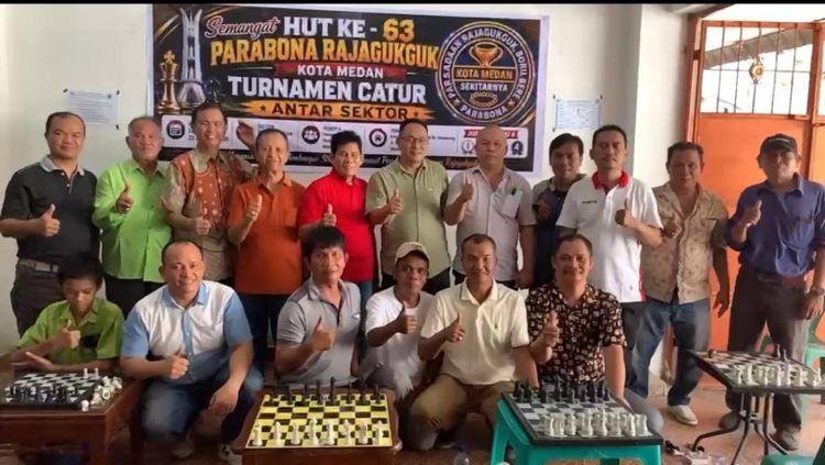 Lomba Catur Bangun Kebersamaan Pomparan Rajagukguk (PARABONA) Kota Medan Sambut HUT ke - 63