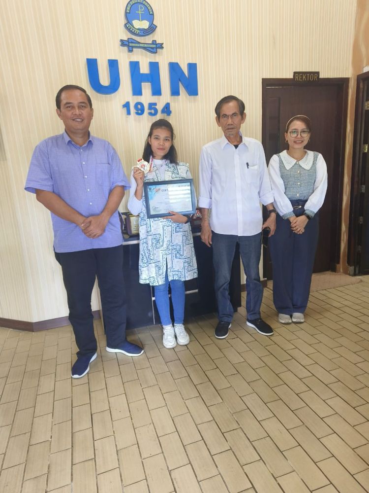 Sartika Hutauruk Atlet Taekwondo UHN Medan Raih Medali Emas di Yogyakarta Taekwondo Internasional Championship