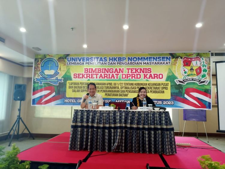 Menguat Dalam Bimtek DPRD Karo, Rektor Tegaskan Penguatan Kompetensi Legislator Tentang Keuangan Daerah Sangat Penting