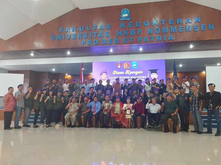 Dihadiri Rektor, Temu Kangen IKA Menwa Batalyon F UHN Medan Penuh Hikmad dan Sukcaita