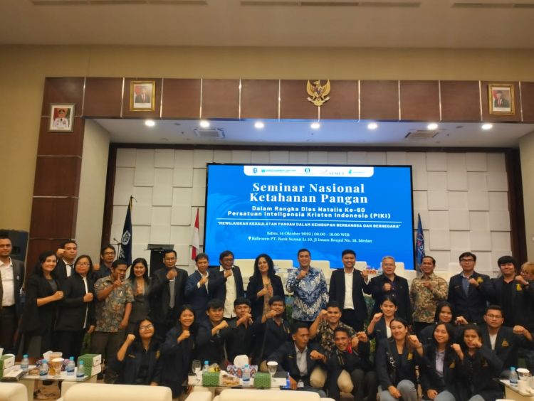 Ikutkan 20 Mahasiswa Dalam Seminar Nasional, Fakultas Pertanian UHN Medan Peduli Dengan Ketahanan Pangan