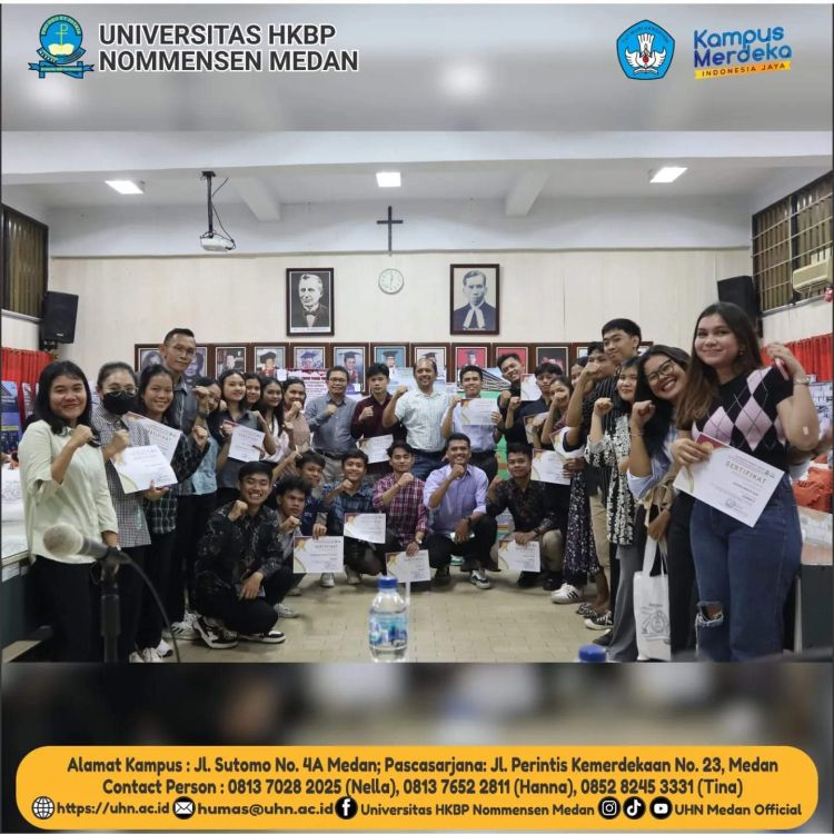 Rektor UHN Medan Apresiasi Pemenang Kompetisi Poster Ilmiah Dies Natalis ke 70 UHN Medan