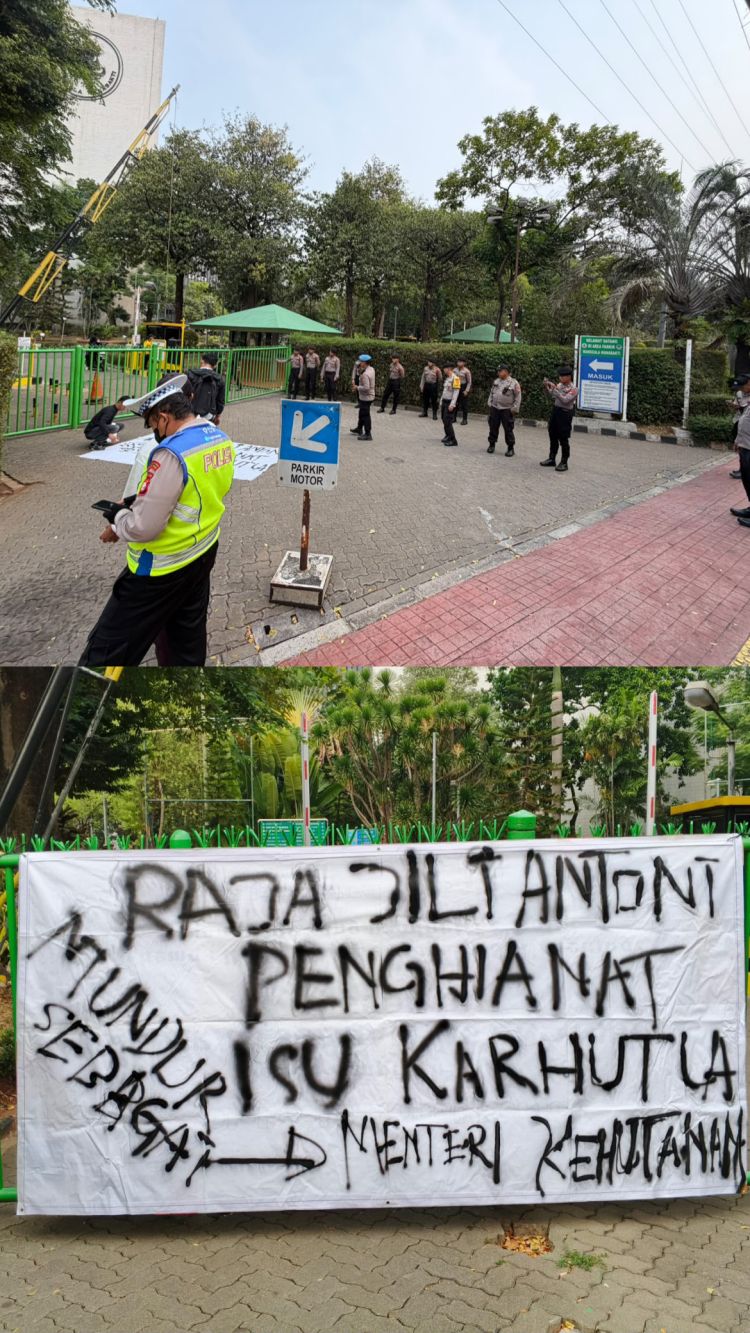 Gerakan Mahasiswa Peduli Pelayanan Publik Nasional Gelar Aksi Demonstrasi Di Kementerian Kehutanan, Desak Penanganan Serius Kebakaran Hutan