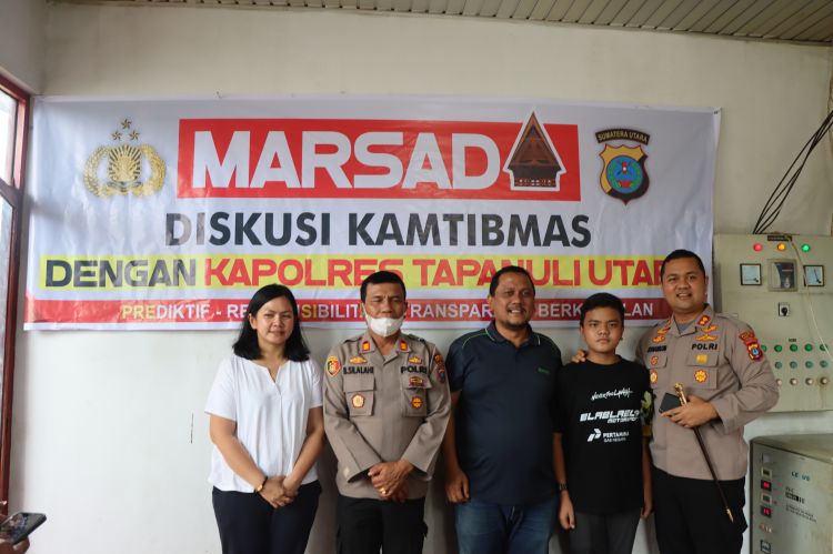 Jelang Arus Mudik Nataru, Kapolres Taput Kunjungi SPBU Silangit