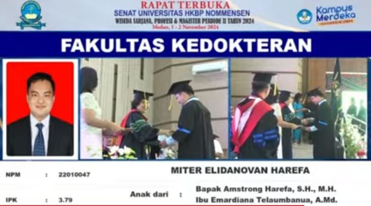 Dekan FK UHN Medan Tegaskan Dokter Lulusan Kedokteran Nommensen Siap Mengabdi  Dilayanan Primer Dengan Motto &ldquo;Melayani Dan Mengasihi&rdquo;