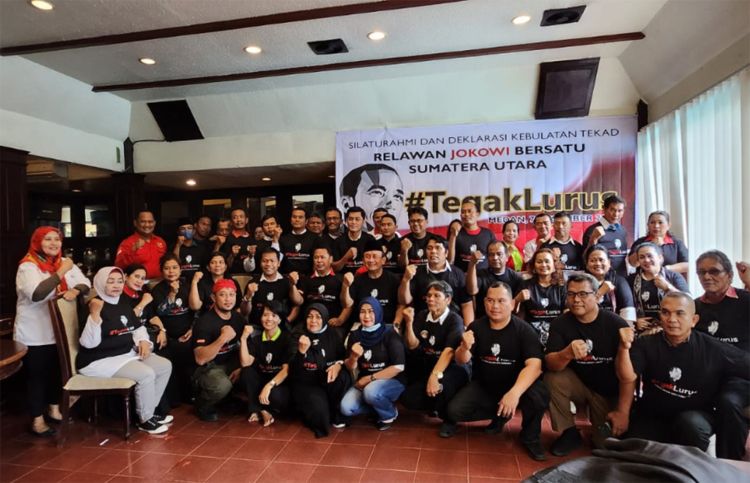 Deklarasi, 32 Kelompok Relawan Jokowi di Sumut Nyatakan Tetap Satu Komando