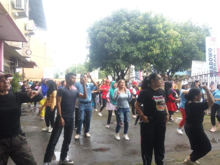 Pecah dan Meriah, Senam Gemoy Relawan Tangiang ni Dainang