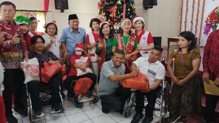 Hadiri Perayaan Natal Kaum Disabilitas, Jadi Pane Apresiasi MPDI dan Ajak Umat Kristen Dukung Pemilu Jujur tahun 2024.