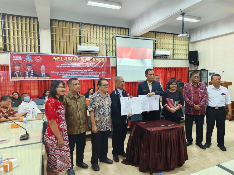 Fisipol UHN Medan dan ISRI Sumut Laksanakan Seminar Kecerdasan Buatan dan Tandatangani MoA