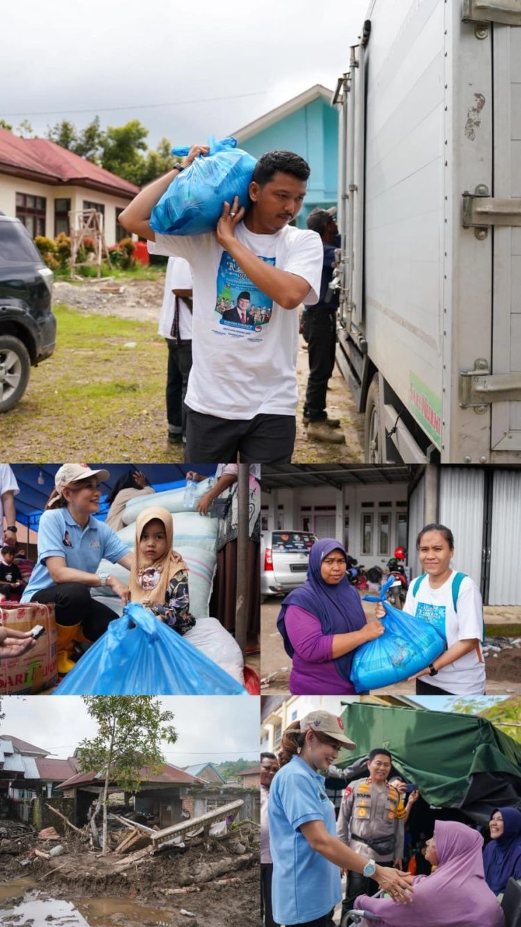 Padang, Medan, Tapteng, Jawa Timur,  Hingga Aceh : 1.600 Paket Bantuan Disalurkan untuk Warga Terdampak Bencana di Sumatera Barat