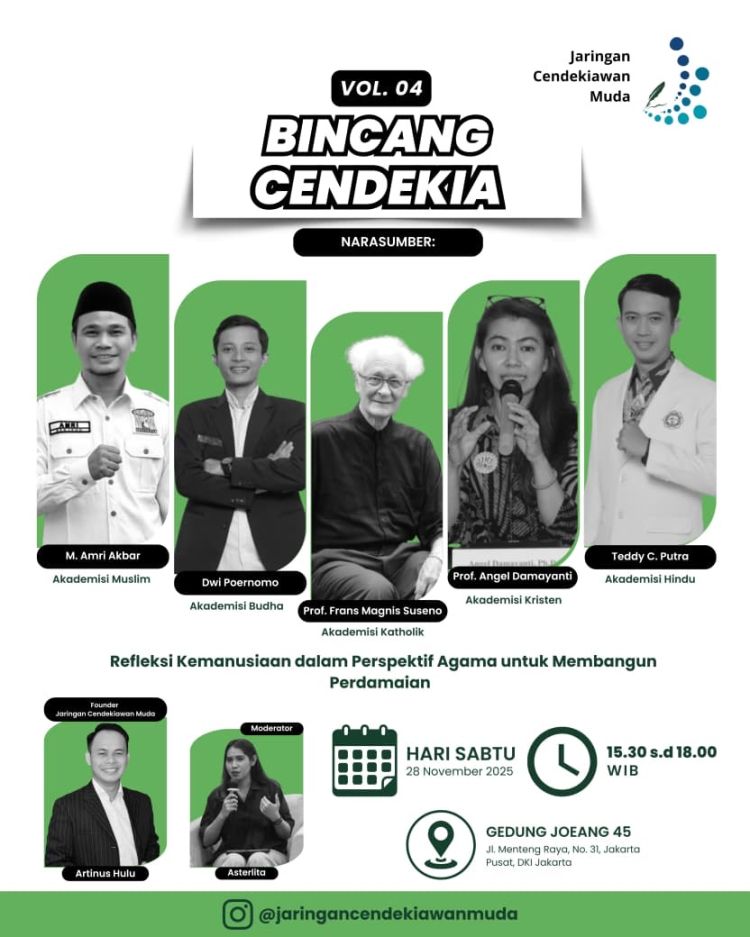 Refleksi Kemanusiaan dalam Perspektif Agama untuk Meneguhkan Perdamaian Oleh Jaringan Cendekiawan Muda