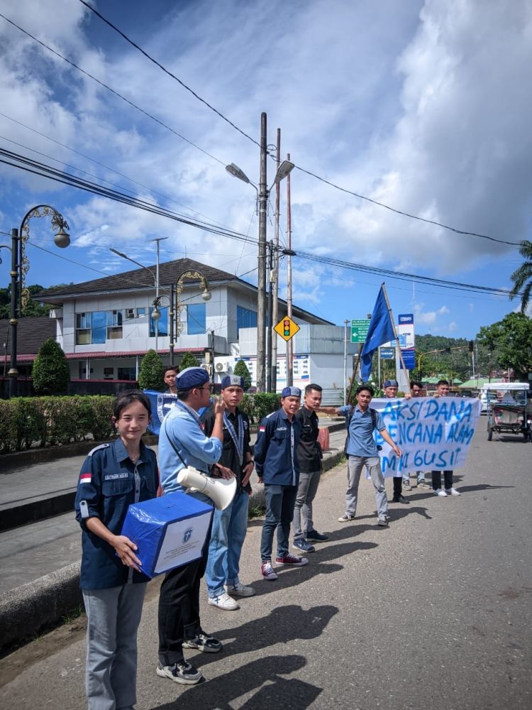 GMKI Gunungsitoli Galang Dana & Bantuan Korban Bencana Alam Sibolga - Tapteng